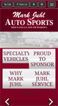 Mobile Screenshot of markjuhlauto.com